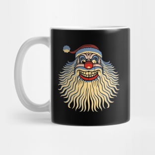 Scary Clown Claus Mug